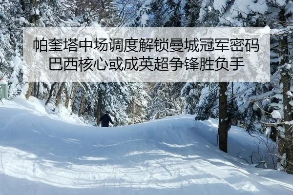 帕奎塔中场调度解锁曼城冠军密码 巴西核心或成英超争锋胜负手